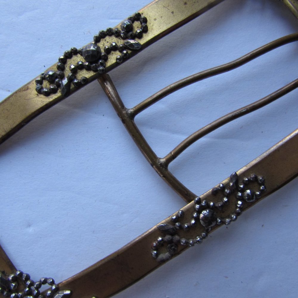 Early 20th Century Sash Buckle Marcasite Decoration - Picture 7 of 7